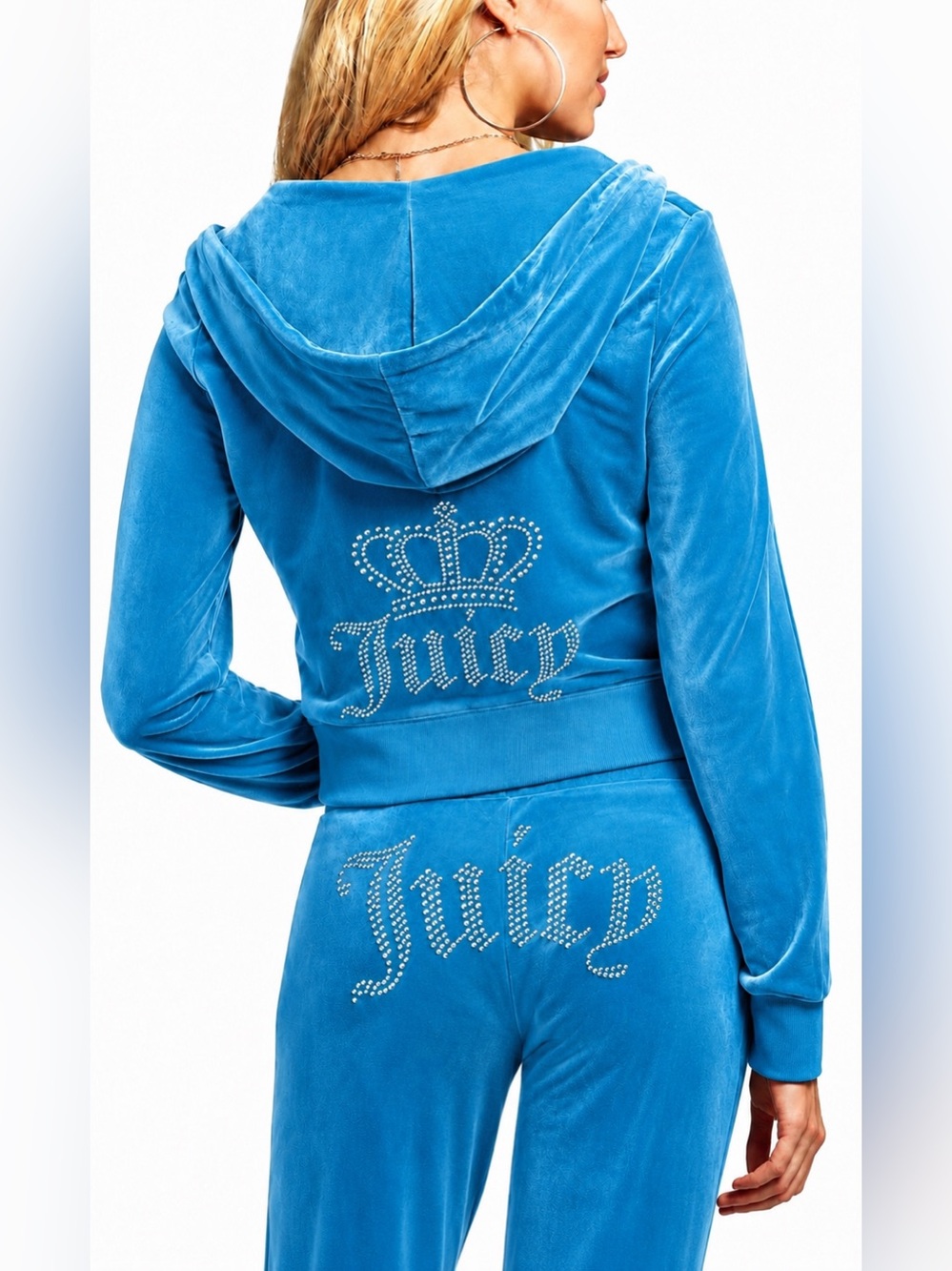 💙Juicy Couture💙Bright Blue Velour Tracksuit